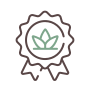 100% Organic Icon